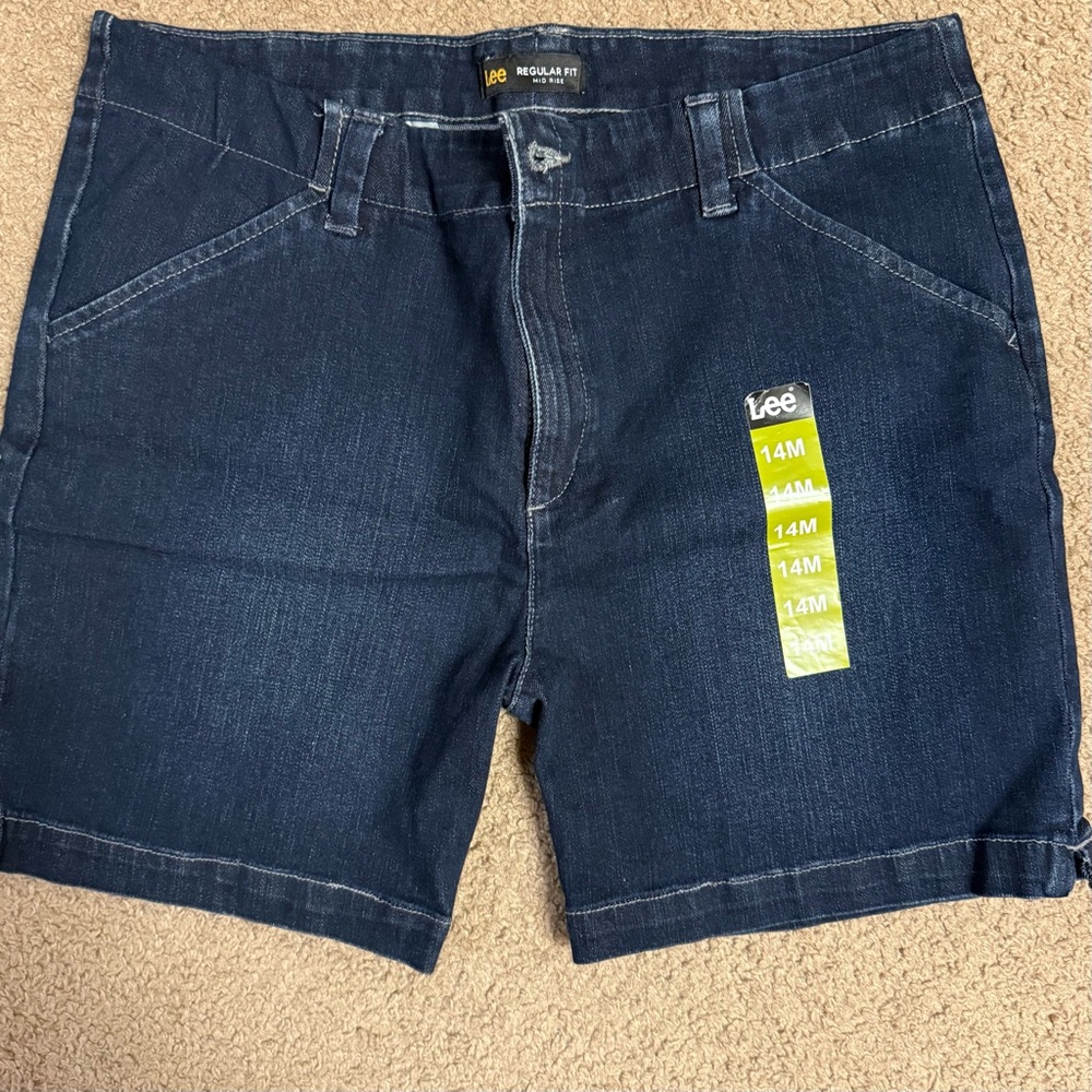 Lee Blue Jean Shorts Classic